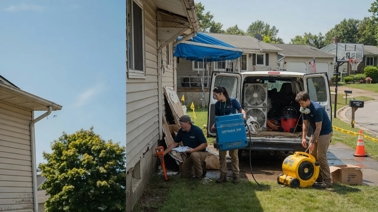Ceiling Leak Cleanup in Ava, OH near me